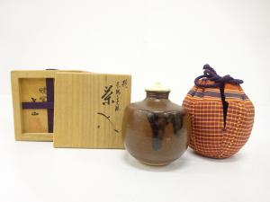 暁窯暁山造　模本能寺　文琳茶入